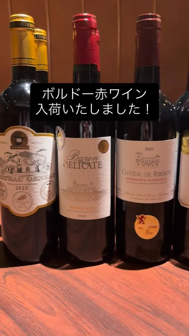 ボルドー赤ワイン